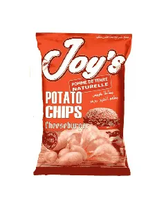 Chips de pomme de terre naturelle saveur cheeseburger
