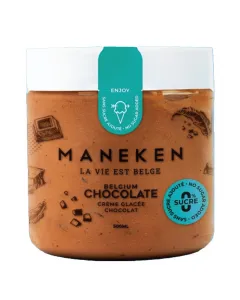 Glace au chocolat belgium sans sucre ajouté