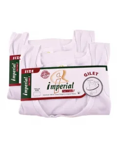 Lot de 2 Gilets impérial homme Blanc