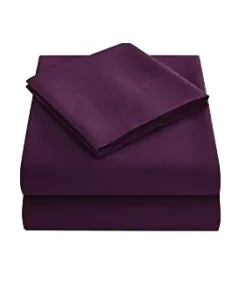 Parure de lit 3 pièces avec drap housse 90x190cm