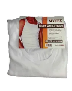Tricot de corps jersey Blanc