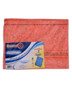 Lot de 3 serpillières colorées – 0,75 x 0,55m