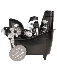 Coffret cadeau shampooing+après shampooing+masque marron