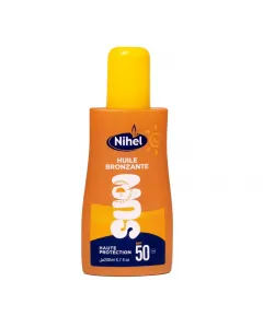 Huile bronzante paillet&eacute;e SPF 50