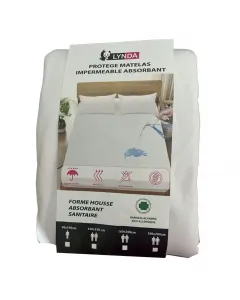 Protège matelas 2 places imprimé