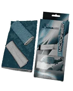 Lot de 2 lavettes microfibre