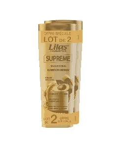 Lot de 2 Shampooing Avocat pour cheveux secs et affaiblis