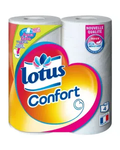 Papier hygiénique 2 plis Confort