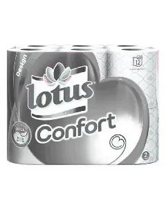 Papier Hygiénique 2 plis Confort Design