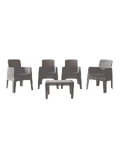 Salon de jardin 4 places Marichel