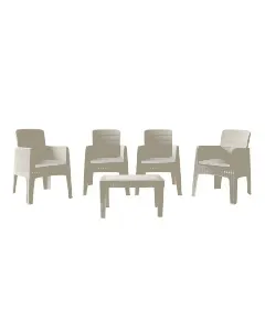 Salon de jardin Maréchal 4 places - Grège