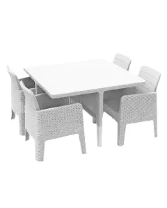 salon 4 places Antalya blanc