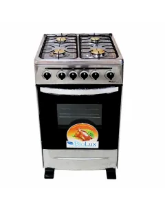 Cuisinière 4 feux silver