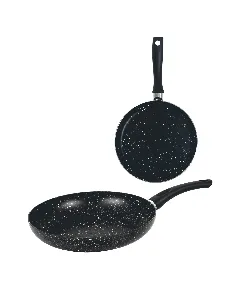 Set de faitout Crêpière granite