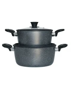 Lot de 2 Faitout granite - induction