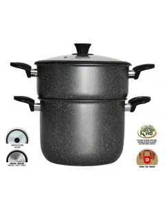 Couscoussier 6L granite Gris - induction