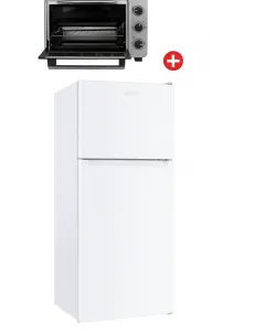 Réfrigérateur double porte 225L Blanc