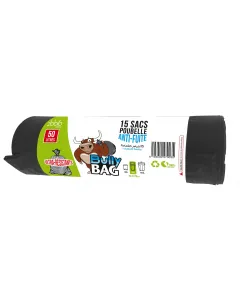 Lot de 15 sacs poubelle – 50 L sans lien