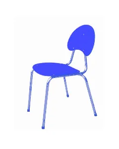 Chaise chromée Familia SOTUFAB