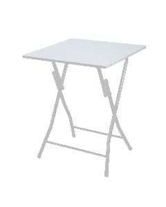 Table pliante carré blanche SOTUFAB