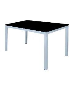 Table Serena Top en verre émaillé noir SOTUFAB