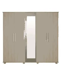 Armoire 5 portes olmo moka