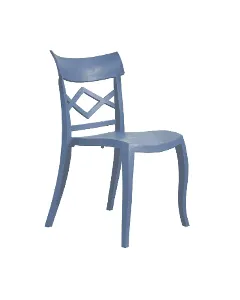 Chaise Amiral losange bleu gris SOTUFAB