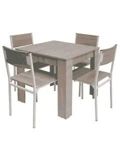 Table salle à manger Flora chêne brut SOTUFAB