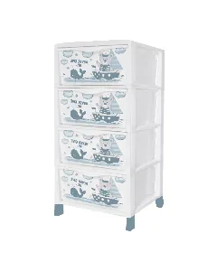 Armoire Julia Marin 4 Tiroirs