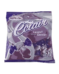 Bonbons caramel éclair fourrés chocolat