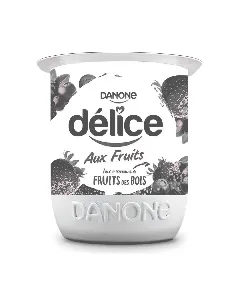 Yaourt aromatisé aux fruits de bois