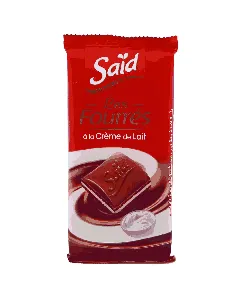 Chocolat  fourré au lait  