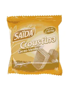 Gaufrettes Croustina cacao vanille