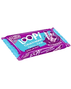 Biscuits fourrées goût chocolat LOOPI cœur fondant 