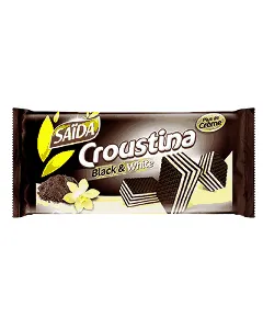 Gaufrette croustina black & white