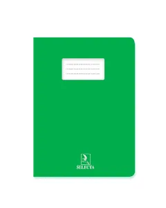 Cahier piqure 96 pages vert