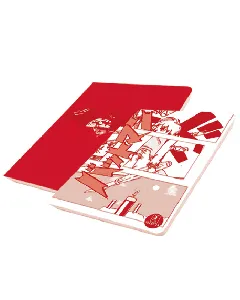 Cahier brochure polypropylene uni 24x32 - 200 pages