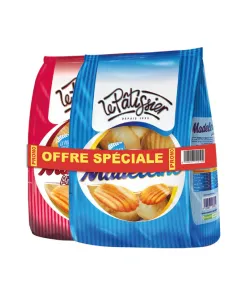 Lot madeleine nature et amande