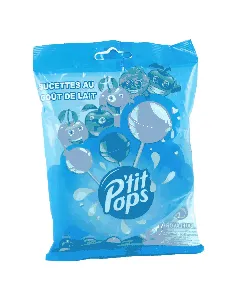 Sucettes au goût de lait P'tit Pops 