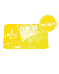 Gaufrettes fourrées au chocolat Gofd'or