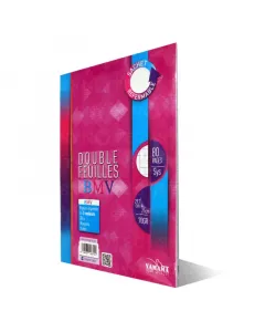 Feuilles doubles simples 21x29 cm