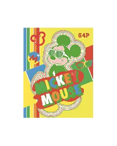 Cahier piqué 17x22cm piqûre 96 pages SYS 70g Disney