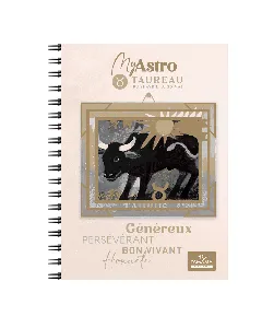 Cahier wiro A4 horoscope : Taureau - 200 pages