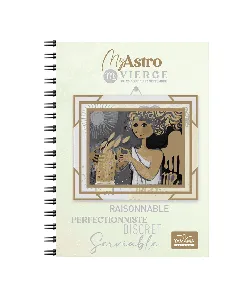 Cahier wiro A4 horoscope : Vierge- 200 pages