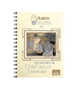 Cahier wiro A4 horoscope : Balance - 200 pages