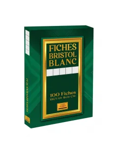 Fiche bristol 5x5