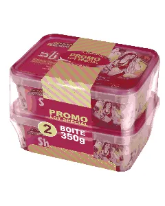 Lot de 2 boites de 350g de de chamia aux amandes