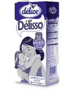 Lait  Délisso demi-écrémé U.H.T