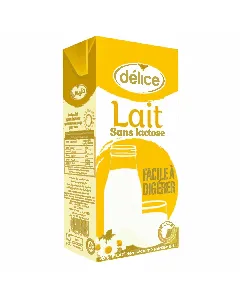 Lait demi-écrémé sans lactose U.H.T