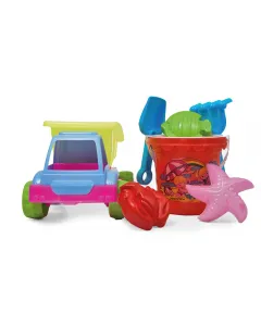 Camion turbo de plage petit modèle avec seaux